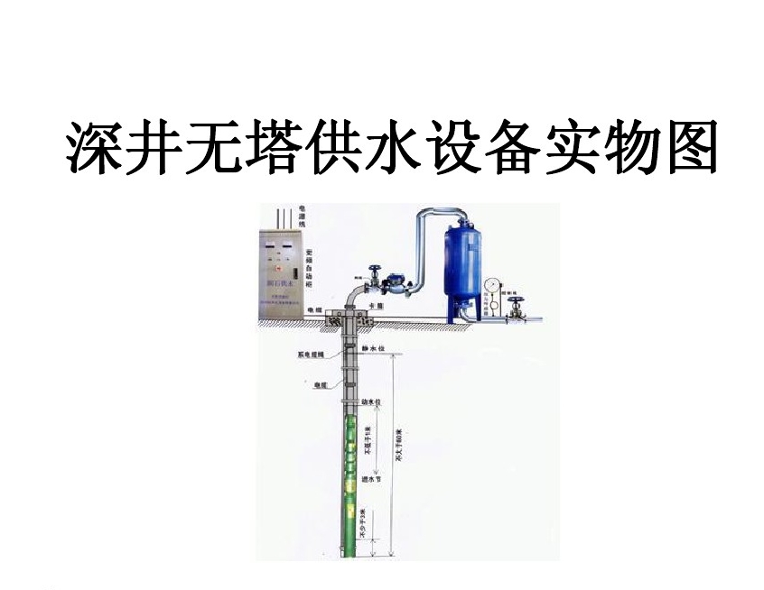 成武县井泵无塔式供水设备